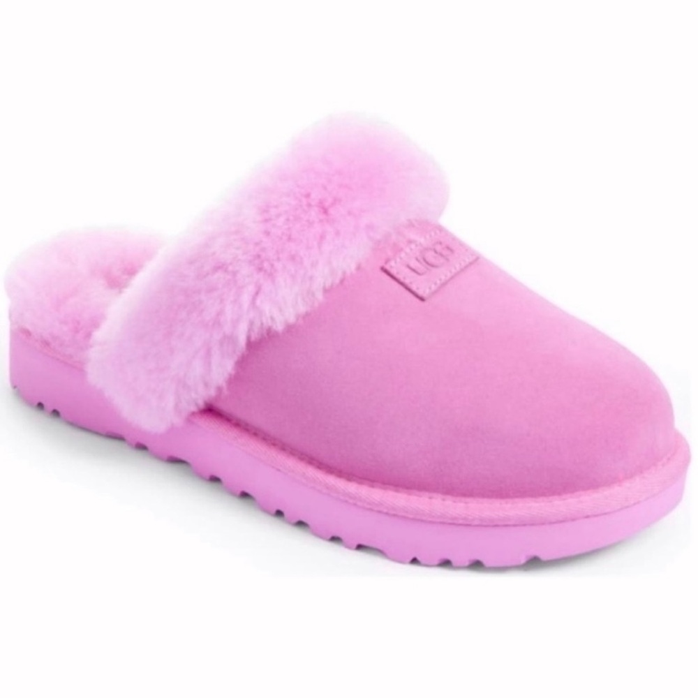 New with box UGG cozy genuine slippers in echinacea pink